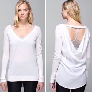 Lululemon Ivory Unity Pullover Sweater
